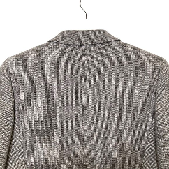 Brooks Brothers Womens 8 Wool Blend Herringbone Short Blazer 3/4 Sleeve New Tag - Picture 4 of 11